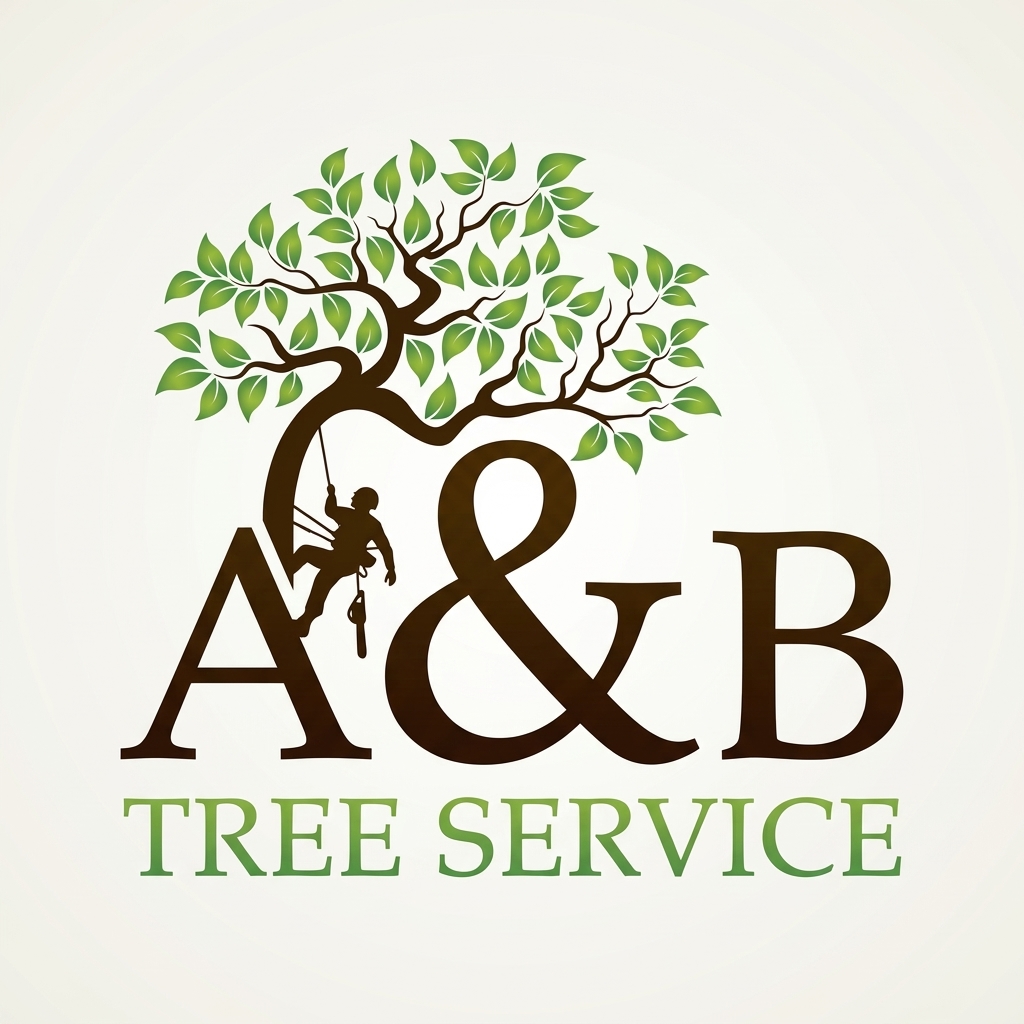 A & B Tree Service Official Logo